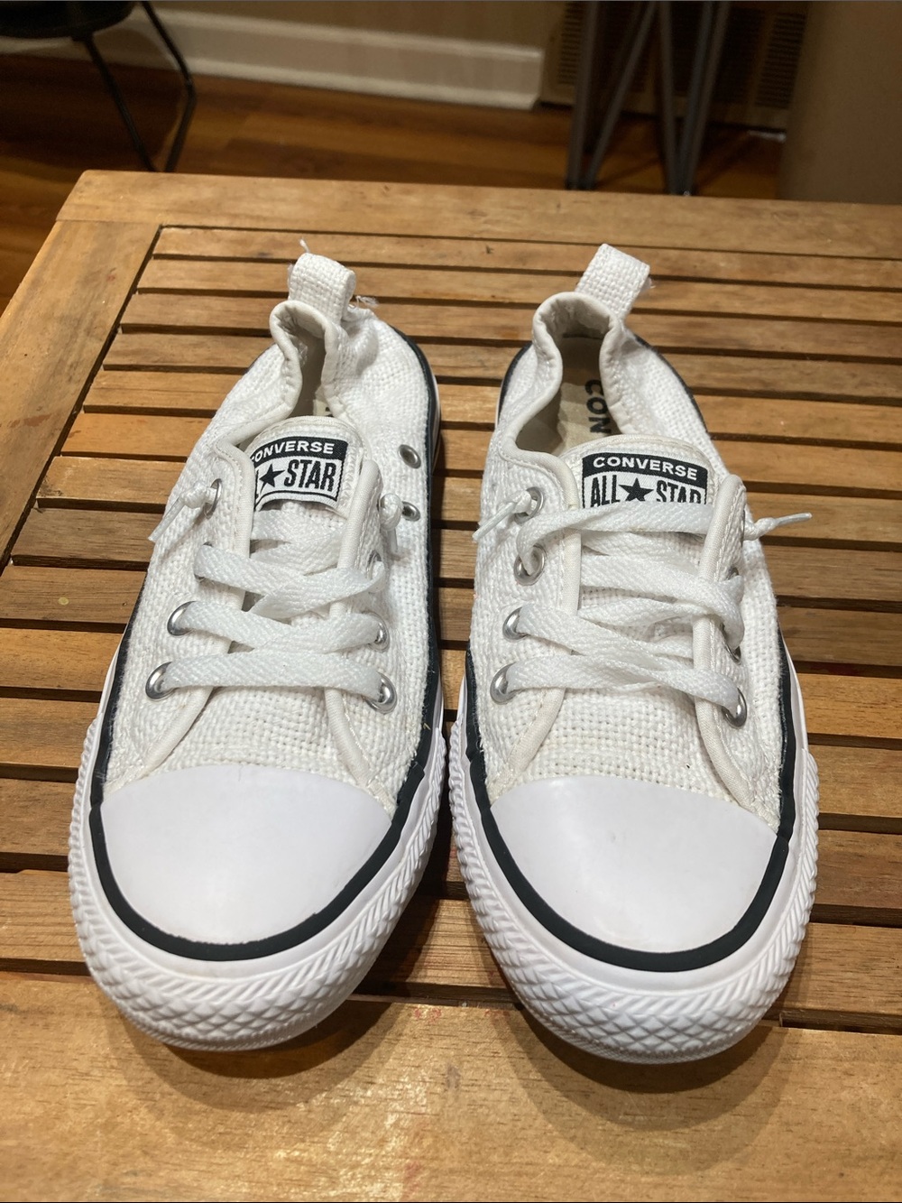 Chuck Taylor All Star Women's Shoreline Knit White Color Shoes Size 7